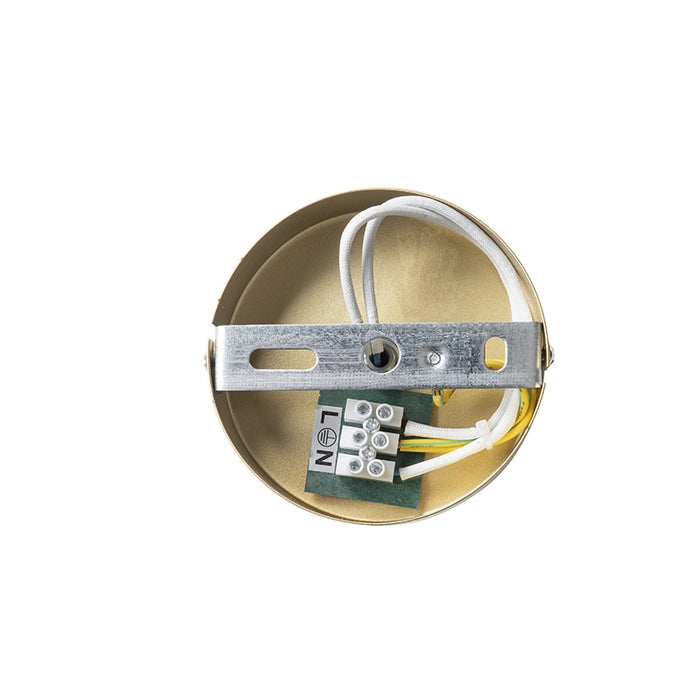 QAZQA Oosterse plafondlamp goud crème kap met franjes - Franxa