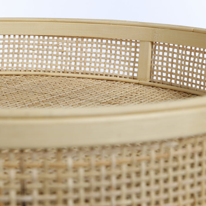 Mica Decorations Leandro Bijzettafel - Set van 2 - H45 cm - Zwart