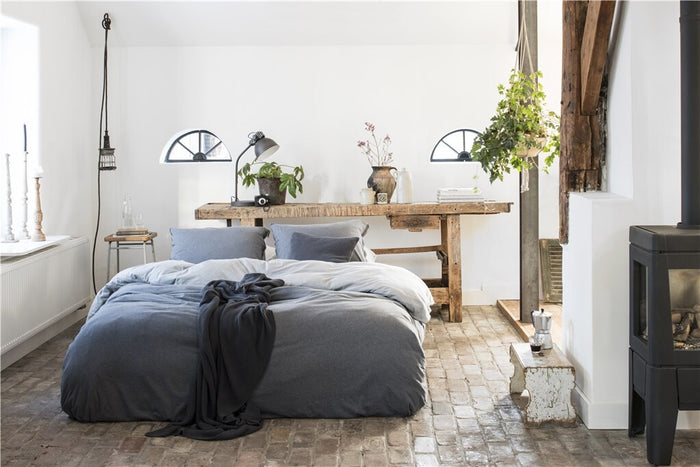 Walra - Dekbedovertrek Casual Beauty - 200x220 - Grijs