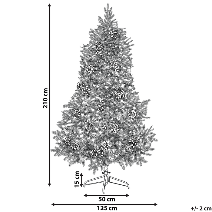 Beliani - PALOMAR - Kerstboom - Groen - 210 cm - PVC