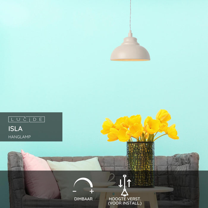 Lucide ISLA Hanglamp - Beige