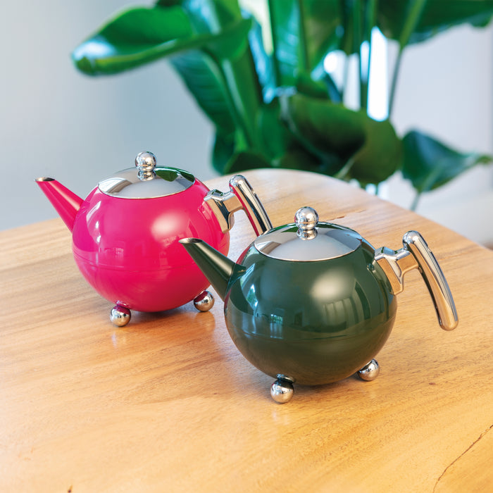 Bredemeijer Duet Bella Ronde Theepot 1,2 L - Dark Magenta