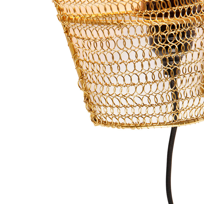 QAZQA Oosterse wandlamp goud 35 cm - Nidum