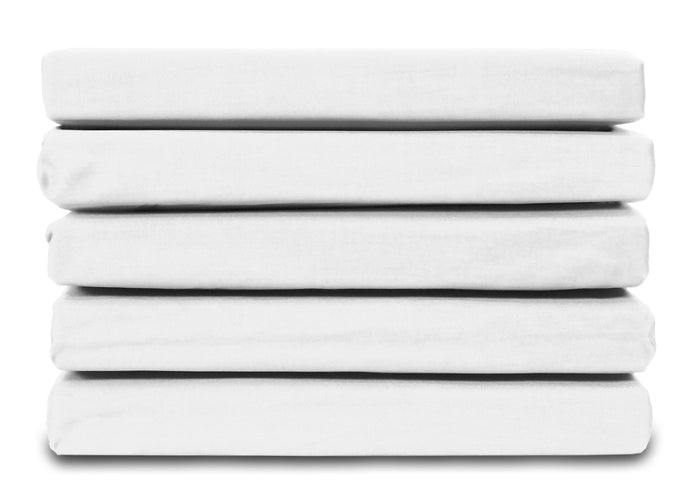 Ten Cate Katoensatijnen Topper Hoeslaken - 180x200 - Wit