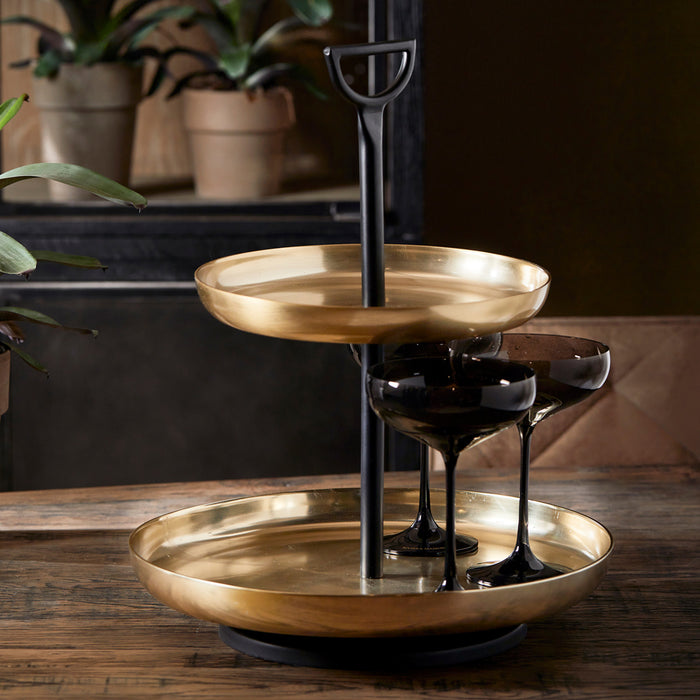 Riviera Maison Etagère St. Lucia Goud - 2 Laags