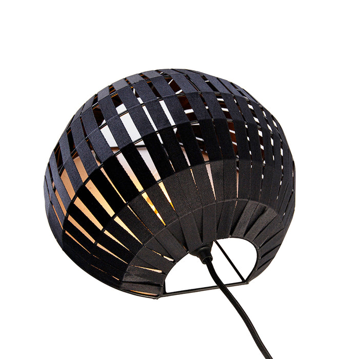 QAZQA Moderne wandlamp zwart - Zoë