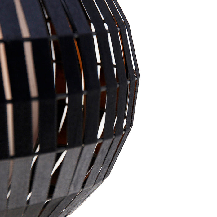 QAZQA Moderne wandlamp zwart - Zoë