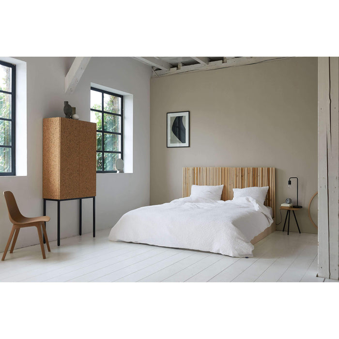 Van Morgen Overtrekset percal katoen white woven 140 x 220 cm