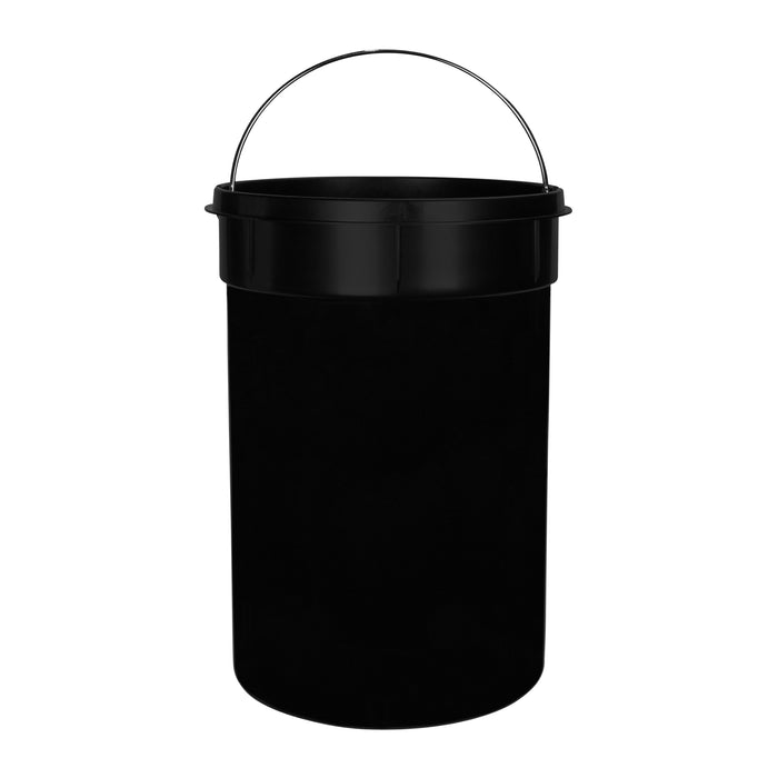 QUVIO Prullenbak retro - 12 L - Metaal - Beige