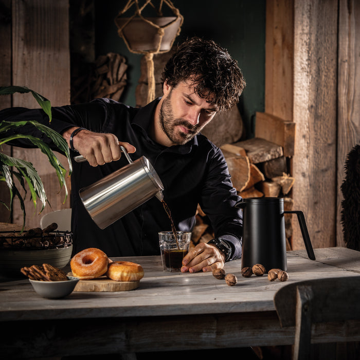 Leopold Vienna San Marco Koffiemaker 1 L - Zilver