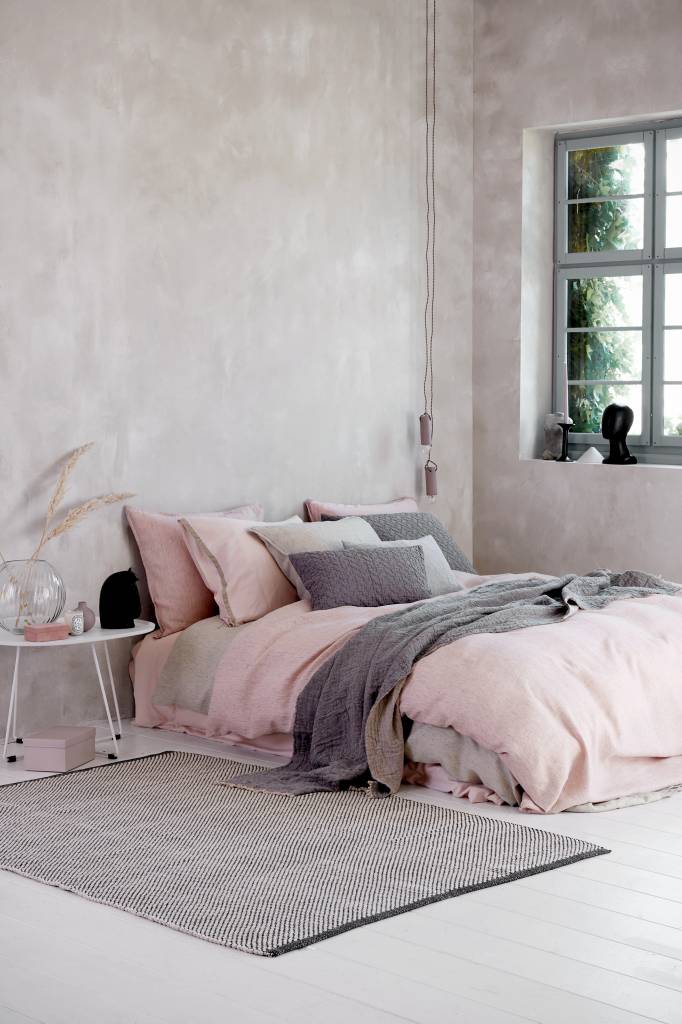 Vandyck PURE 20 dekbedovertrek 240x220 cm Stone-169 (linnen|katoen)