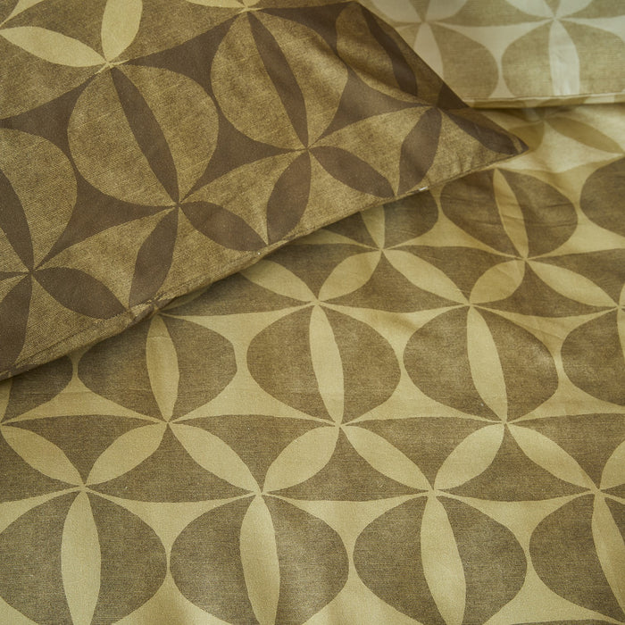 Damai Jada - Dekbedovertrek - Katoen - 240x200|220 cm - Green