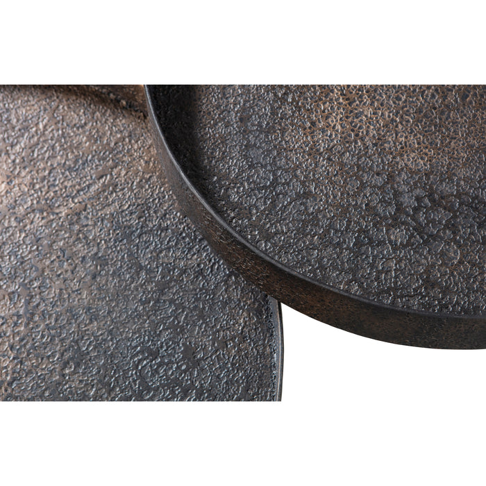 WOOOD Behold Salontafels - Metaal - Antique Brons - Set van 2