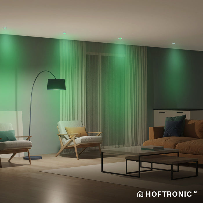 HOFTRONIC 3x Barcelona Smart Inbouwspots RGBWW IP44 Wit