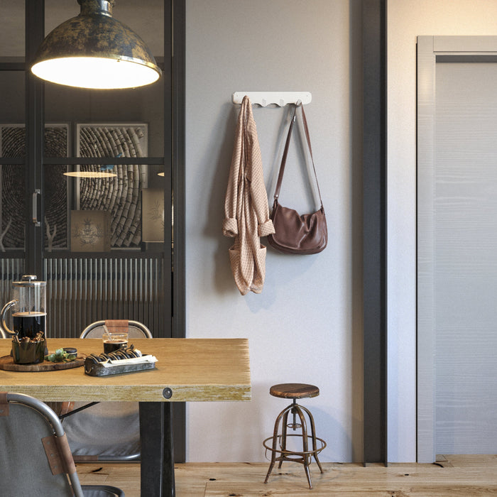 Gorillz Rounded Four - Wandkapstok - 40x6x7,8cm - Wit