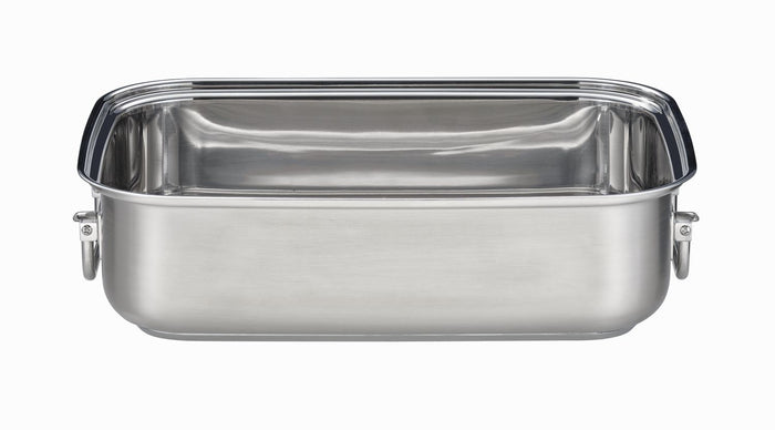 Braadpan met Deksel en Rooster, Rechthoekig, 38 x 28 cm - Rösle | Expe