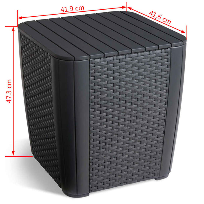 Keter Tuintafel en stoelen Grafiet