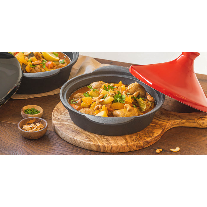 Blackwell Tajine Gietijzer - Rood - ø 27 cm | 2 Liter