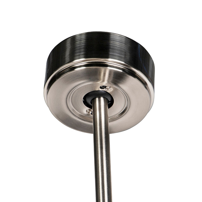 QAZQA LED Plafondventilator tramontane - Grijs - Modern - D 114cm