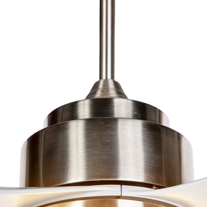 QAZQA LED Plafondventilator tramontane - Grijs - Modern - D 114cm