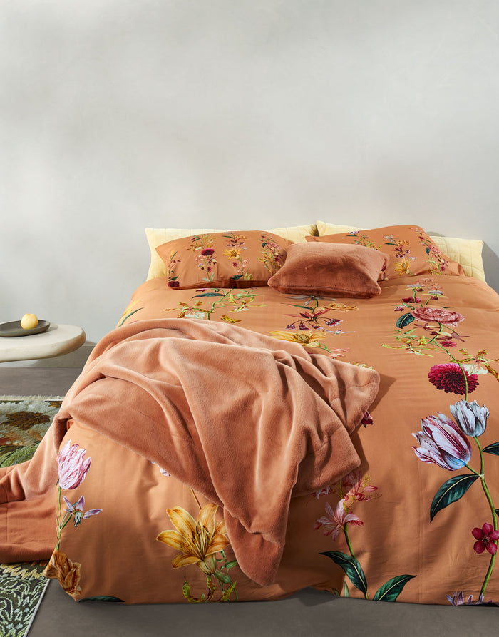 Essenza Feda Dekbedovertrek Bright terra 240 x 220 cm