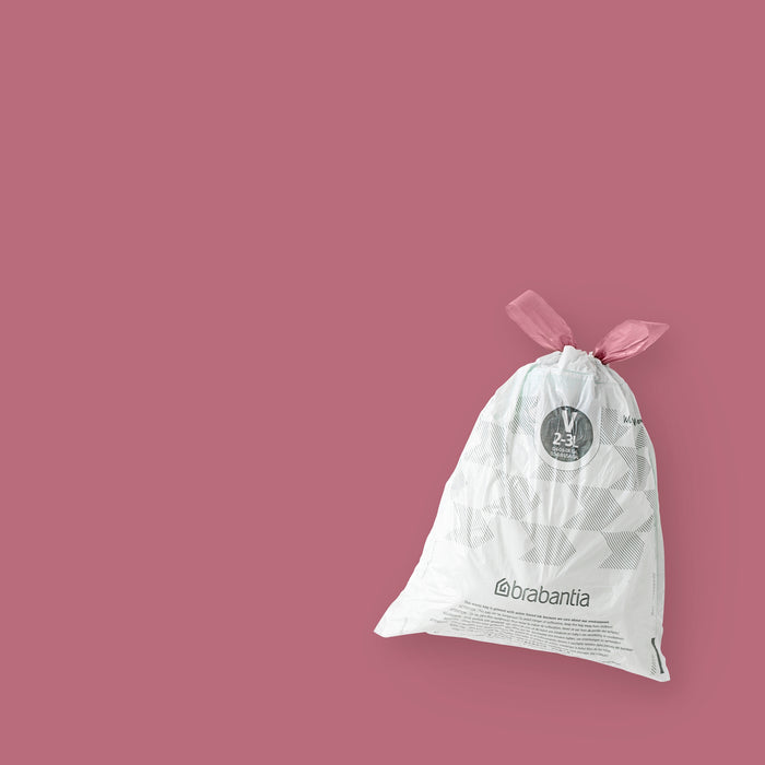 Brabantia Type V PerfectFit Afvalzak 3 Liter - 20 zakken