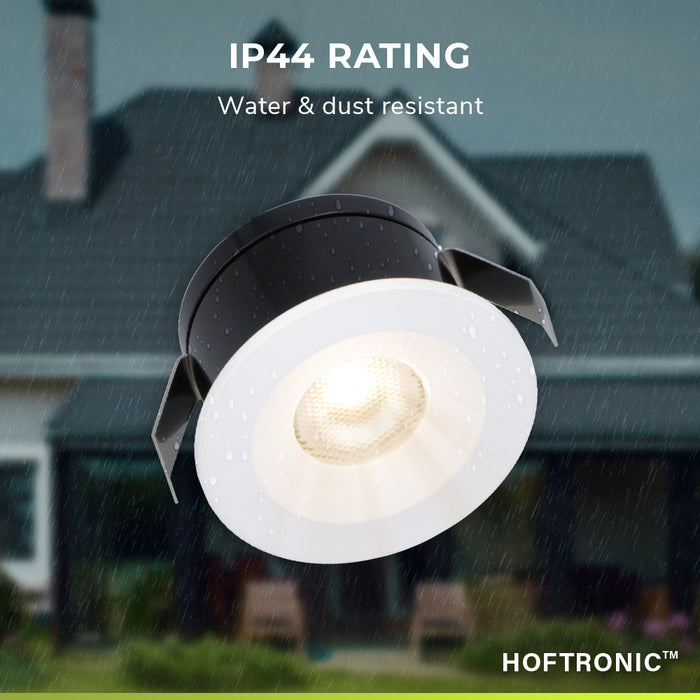 HOFTRONIC 10x Cadiz - Mini LED spotjes 12V IP44 Dimbaar via