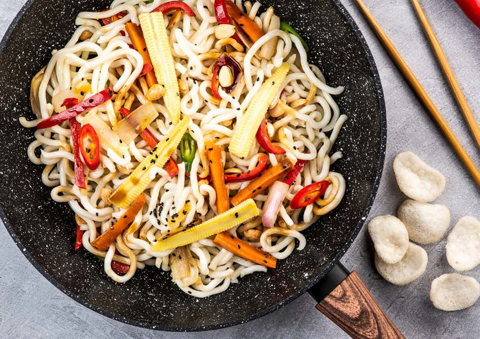 Westinghouse Wokpan  30 cm Black Marble Wood