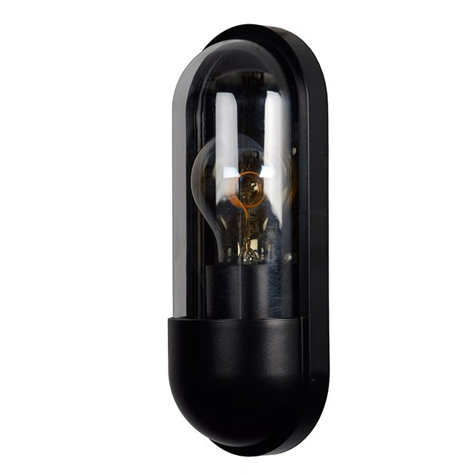 Lucide CAPSULE Wandlamp - Zwart