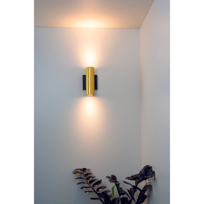 Lucide POLYGON Wandspot - Mat Goud | Messing