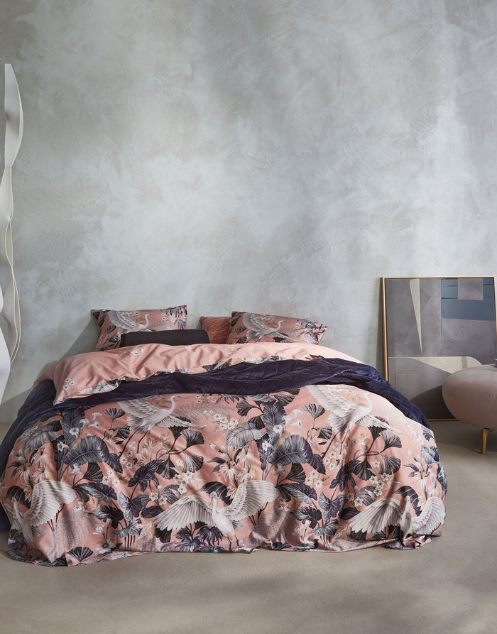Essenza Diem Dekbedovertrek Antique pink 200 x 220 cm