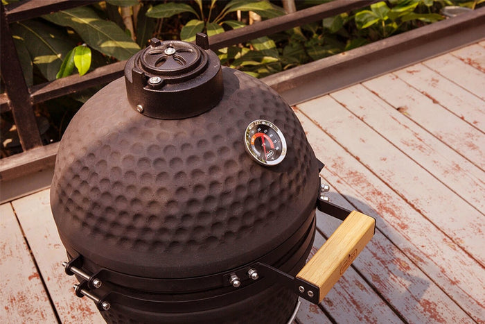 Buccan BBQ - Kamado barbecue - Compact 13" - Zwart