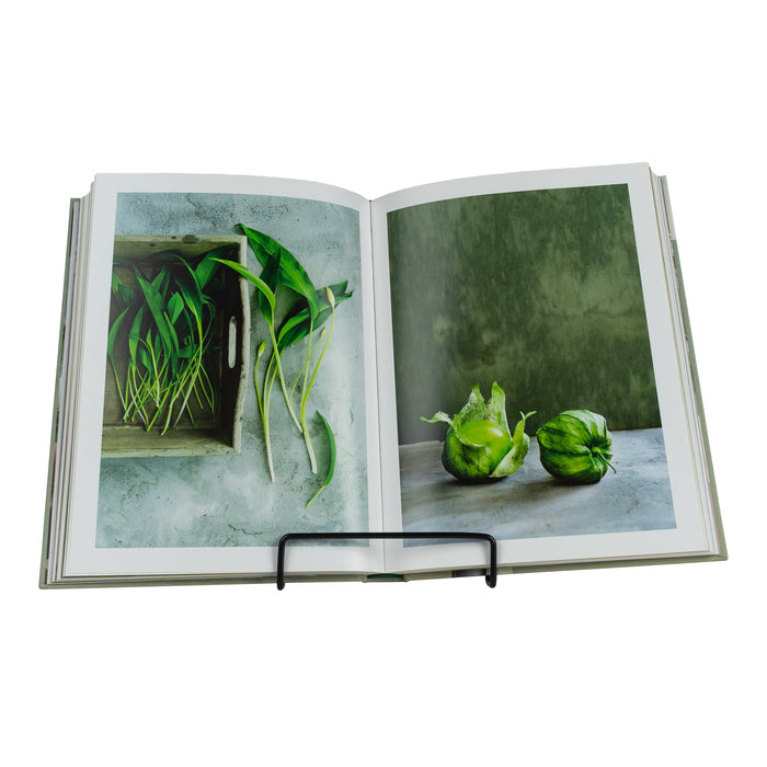 QUVIO Boekenstandaard metaal - Zwart