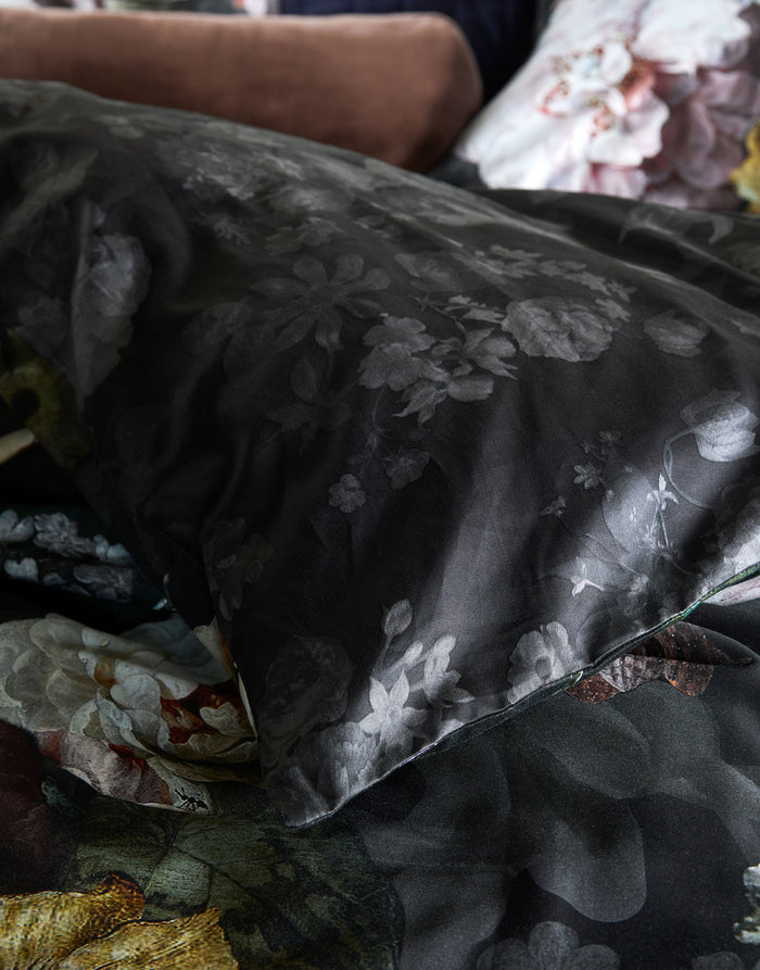 Essenza Fleur Festive Dekbedovertrek Blooming Black 140 x 220 cm