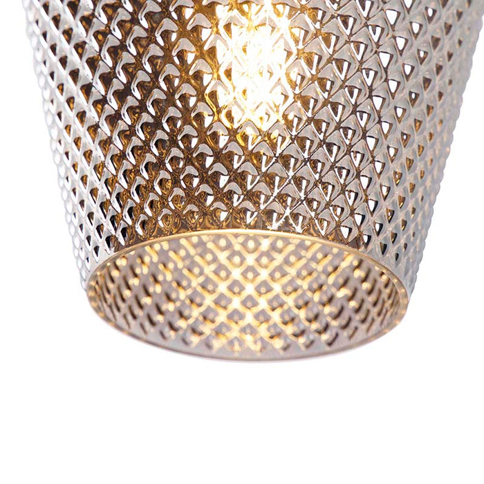 QAZQA Art Deco plafondlamp messing met smoke glas - Karce