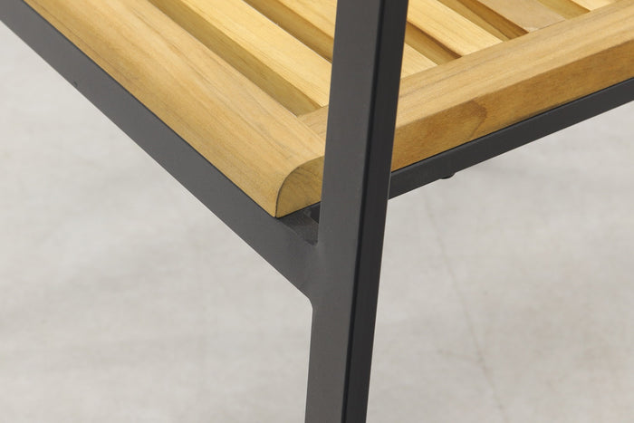 VDG Milo stapelstoel - natural teak