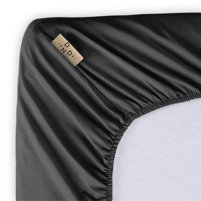 Dindi Home - Hoeslaken Basic Beauty - 90x200 - Zwart