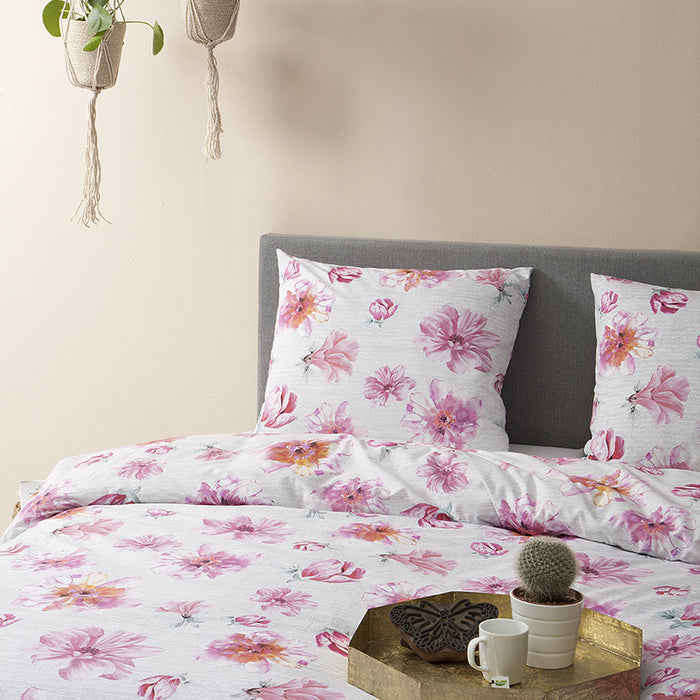 Ten Cate Katoenen Dekbedovertrek - 240x200|220 - Pastry Pink