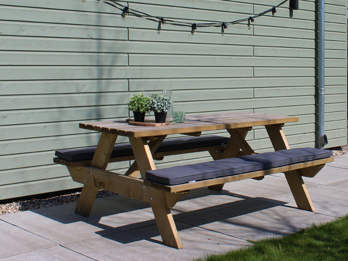 Picknicktafel kussenpakket Antro 120 cm - 2 stuks