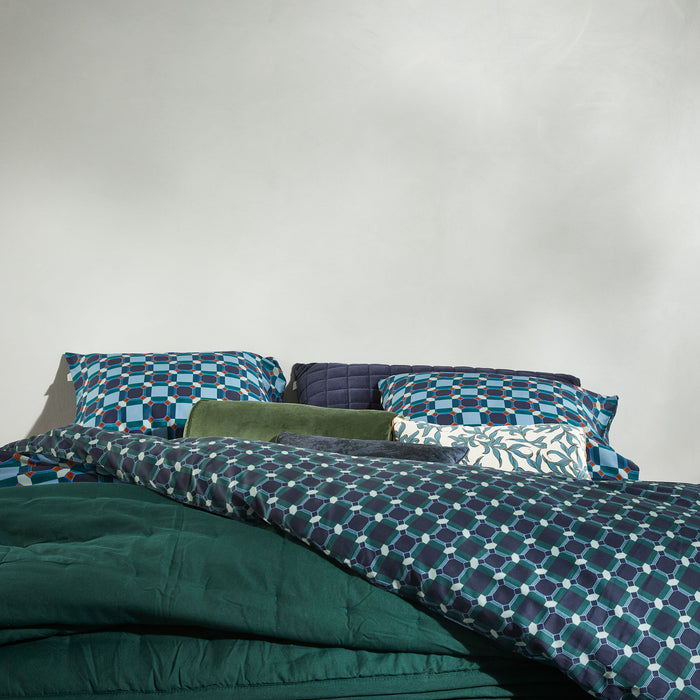 Essenza Teades Dekbedovertrek Nightblue 140 x 220 cm