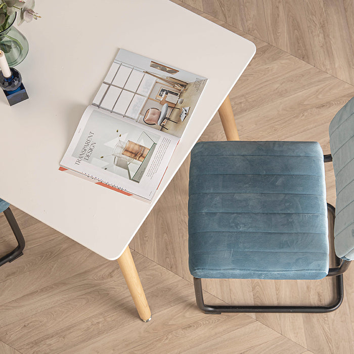 present time - Kandelaar Crystal Art - Vierkant Blauw - 5,9x5,9x11,3cm