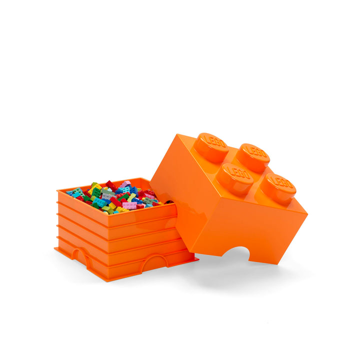 LEGO - Opbergbox Brick 4, Oranje - LEGO