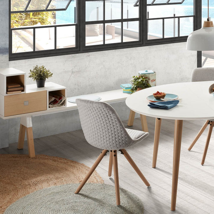 Kave Home Doc Vloerkleed Blauw