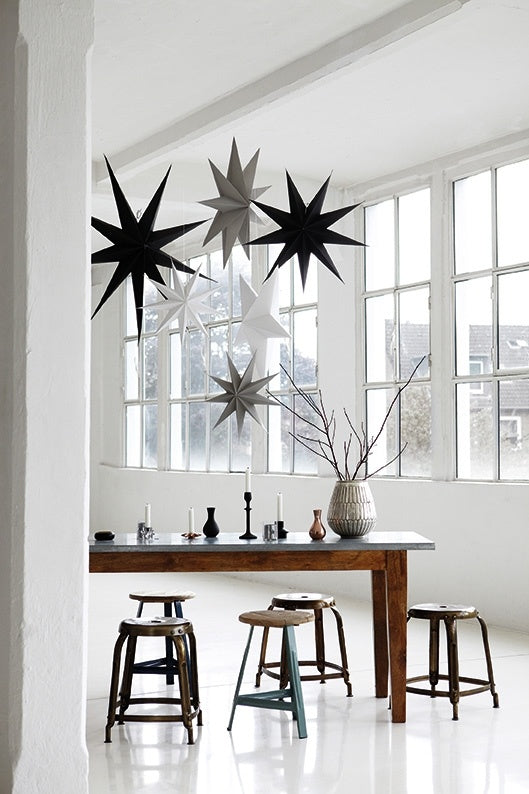 House Doctor Kerstster bruin 45cm 9 punten (45 centimeter)