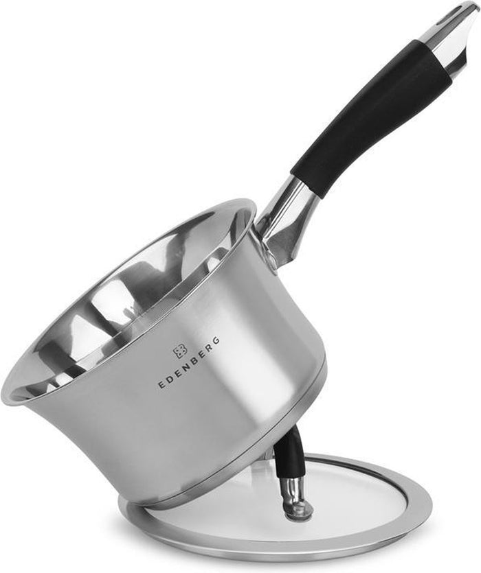 Edenberg Classic Line - Pannenset - RVS - 8 delig - Sandwichbodem
