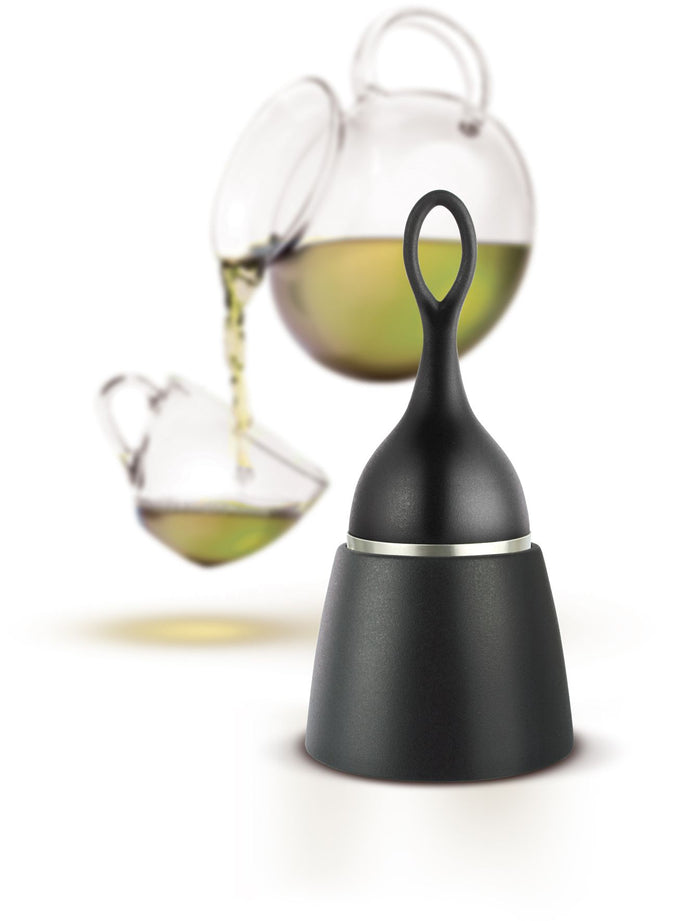 Thee ei Floatea Zwart - AdHoc