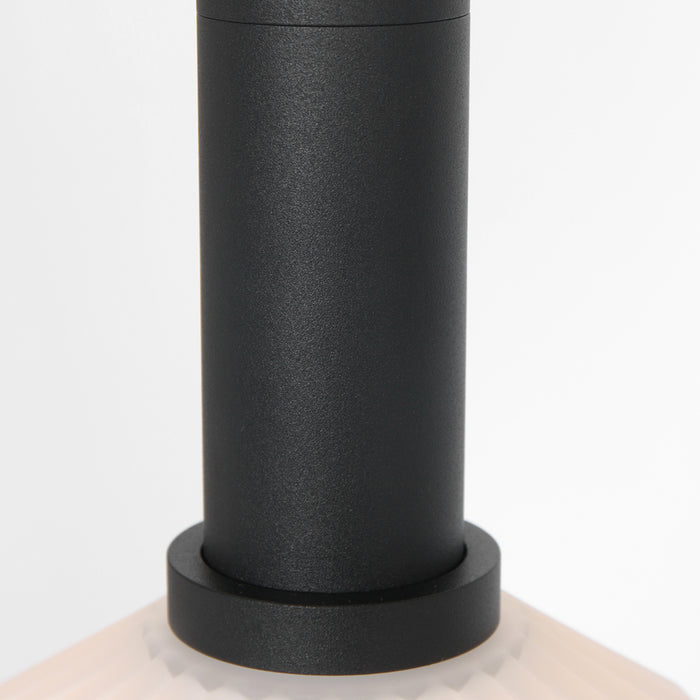 Steinhauer verre nervuré hanglamp melkglas Ø 20 cm