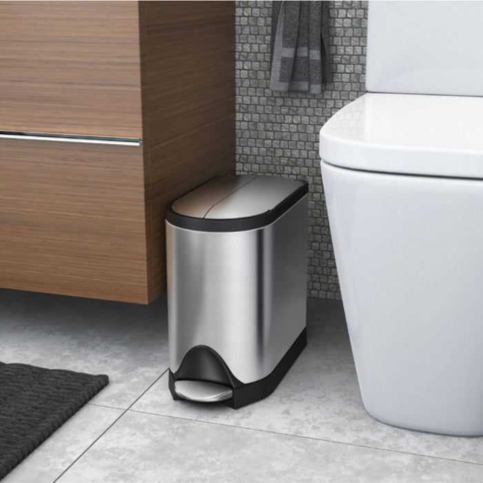 Simplehuman Butterfly Pedaalemmer 10 Liter Vingerafdrukvrij