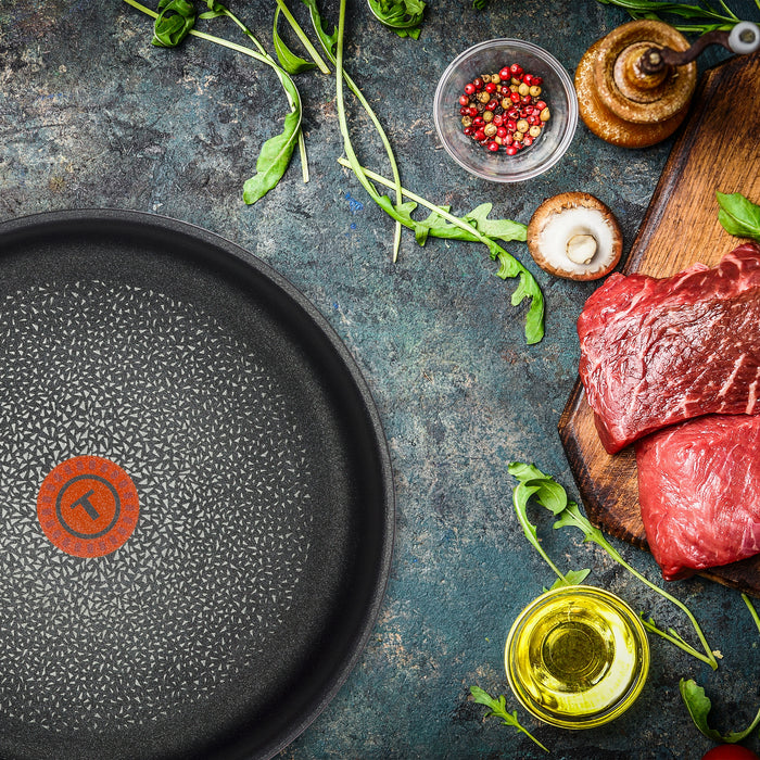 Tefal Hard Titanium+ Koekenpannenset 2-delig Ø 24 + 28 cm