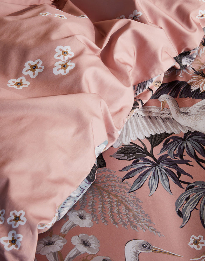 Essenza Diem Dekbedovertrek Antique pink 260 x 220 cm